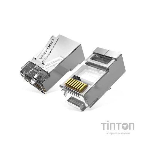 Конектор RJ45 FTP Cat.6 Modular 10 шт. Vention (IDFR0-10)