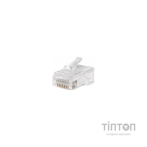 Конектор Vinga RJ-45 UTP 100 шт. (VCPCON8P8CUTP)