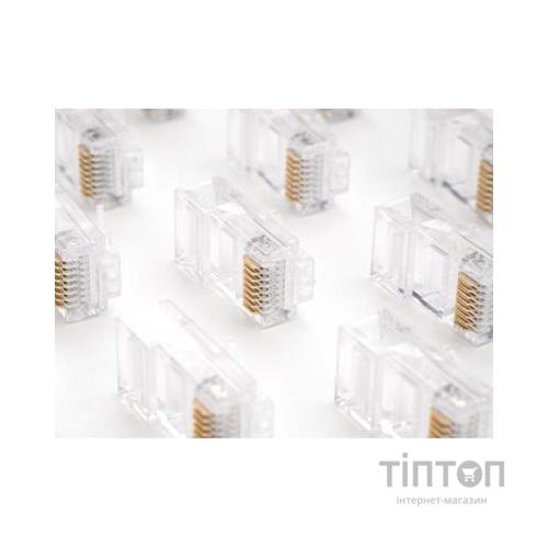 Конектор Vinga RJ-45 UTP 100 шт. (VCPCON8P8CUTP)