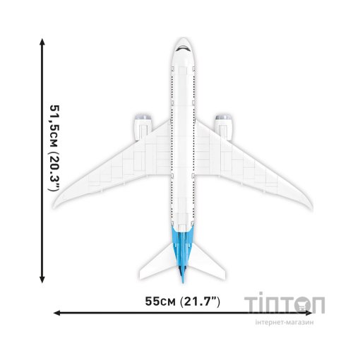 Конструктор Cobi Боінг 787 Дрімлайнер 1:110, 836 деталі (COBI-26603)