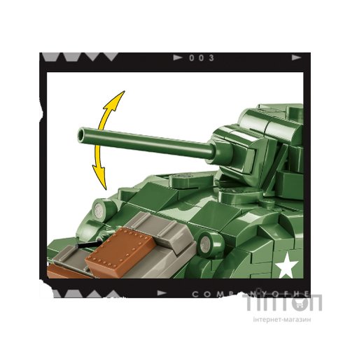 Конструктор Cobi Company of Heroes 3 Танк M4 Шерман, 615 деталей (COBI-3044)