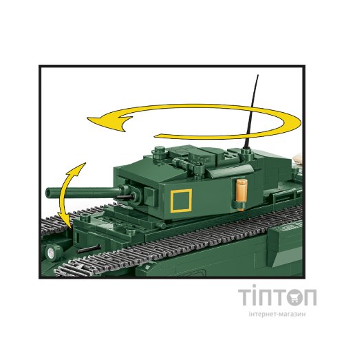 Конструктор Cobi Company of Heroes 3 Танк Mk III Черчілль, 654 деталей (COBI-3046)