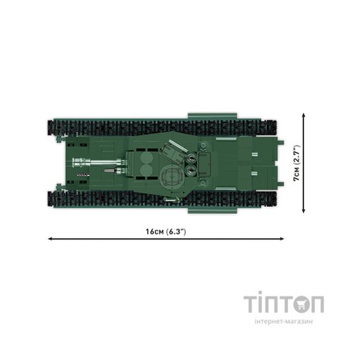 Конструктор Cobi Друга Світова Війна Танк Mk IV Черчилль (A22), 315 деталей (COBI-2717)