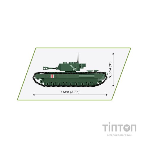 Конструктор Cobi Друга Світова Війна Танк Mk IV Черчилль (A22), 315 деталей (COBI-2717)