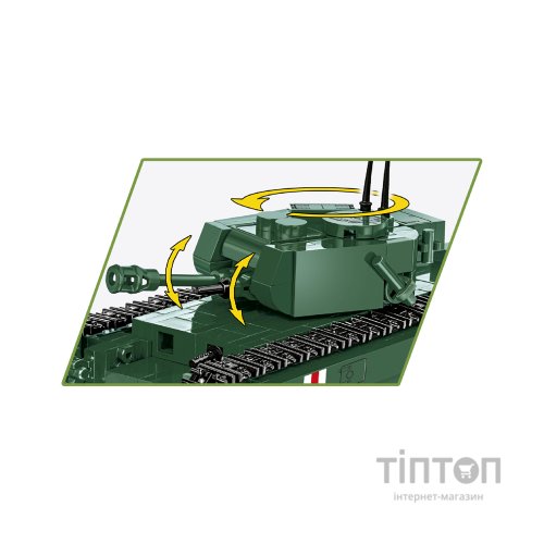 Конструктор Cobi Друга Світова Війна Танк Mk IV Черчилль (A22), 315 деталей (COBI-2717)