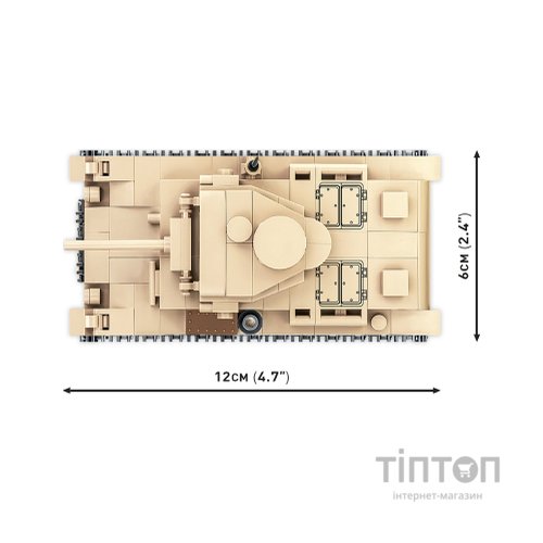 Конструктор Cobi Друга Світова Війна Танк Panzer III, 292 деталей (COBI-2712)