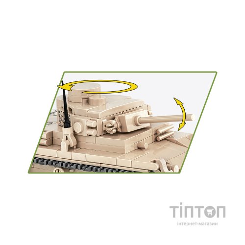 Конструктор Cobi Друга Світова Війна Танк Panzer III, 292 деталей (COBI-2712)