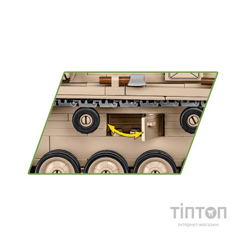 Конструктор Cobi Друга Світова Війна Танк Panzer III, 780 деталей (COBI-2562)