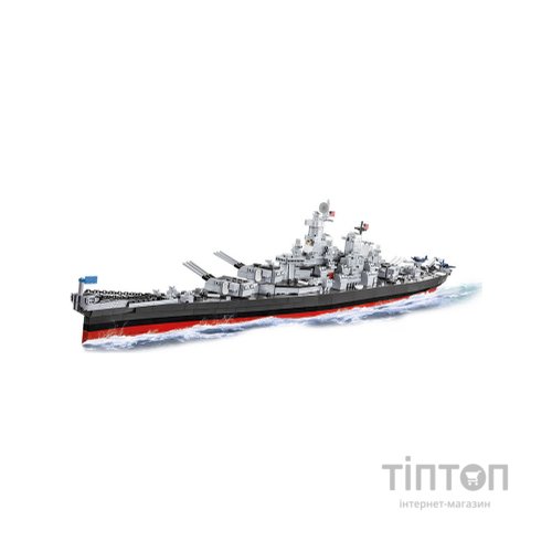 Конструктор Cobi Лінкор Міссурі BB-63 1:300, 2665 деталей (COBI-4837)