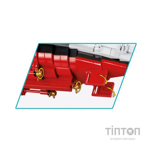 Конструктор Cobi Лінкор Тірпіц 1:300, 2880 деталей (COBI-4839)