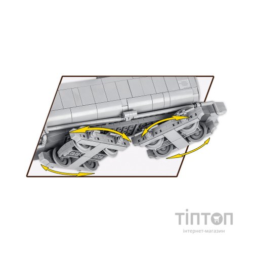 Конструктор Cobi Локомотив Kriegslokomotive Class 52 1:35, 2476 деталей (COBI-6281)