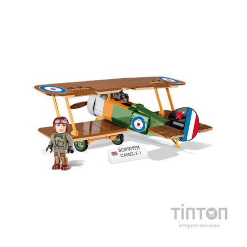 Конструктор Cobi Перша Світова Війна Літак Сопвич Кэмел F1, 176 деталей (COBI-2987)