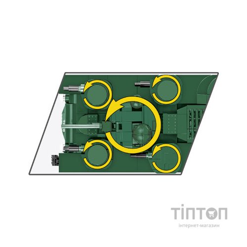 Конструктор Cobi Перша Світова Війна Танк Віккерс A1E1 Незалежний, 886 деталей (COBI-2990)