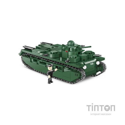 Конструктор Cobi Перша Світова Війна Танк Віккерс A1E1 Незалежний, 886 деталей (COBI-2990)