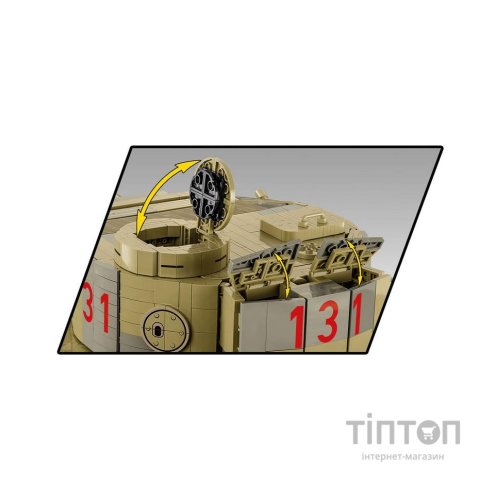Конструктор Cobi PZKPFW VI Тигр 131, 1:12 8000 деталей (COBI-2801)