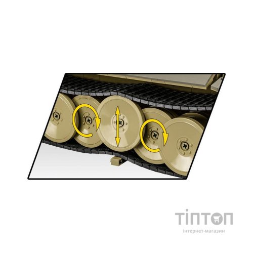 Конструктор Cobi PZKPFW VI Тигр 131, 1:12 8000 деталей (COBI-2801)