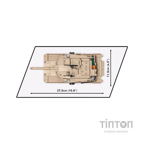 Конструктор Cobi Танк M1A2 Абрамс, 975 деталей (COBI-2622)