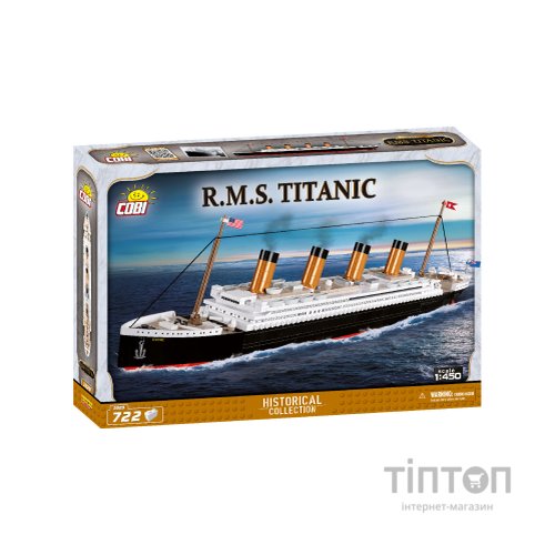 Конструктор Cobi Титанік 1:450, 722 деталі (COBI-1929)