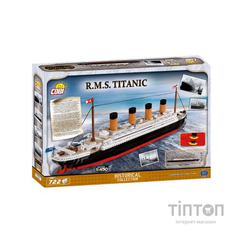 Конструктор Cobi Титанік 1:450, 722 деталі (COBI-1929)