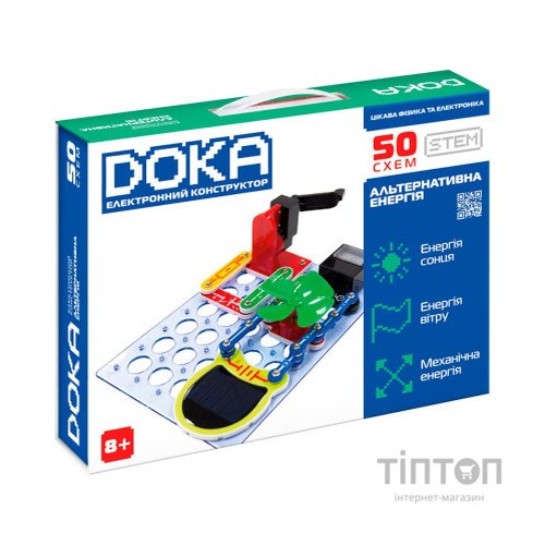 Конструктор DOKA електронний Альтернативна енергія (50 схем) (D70711)