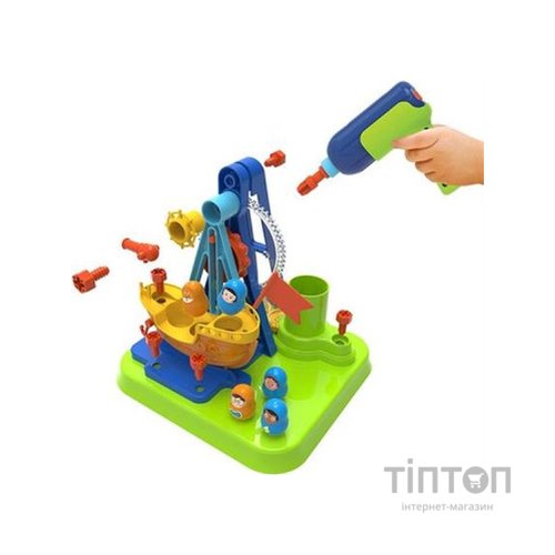 Конструктор EDU-Toys Піратський корабель з інструментами (JS026)
