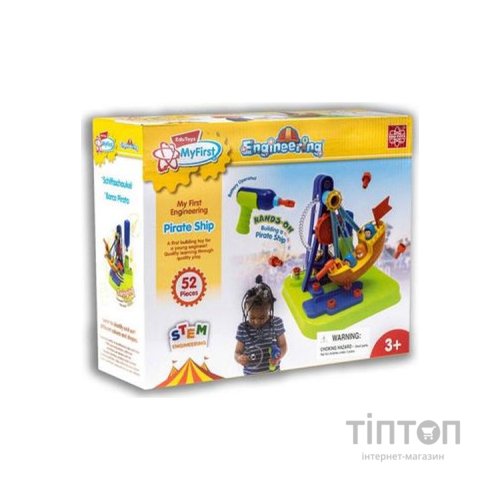 Конструктор EDU-Toys Піратський корабель з інструментами (JS026)