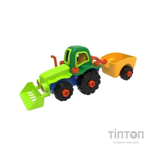 Конструктор EDU-Toys Трактор з інструментами (JS030)