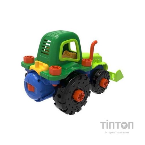 Конструктор EDU-Toys Трактор з інструментами (JS030)