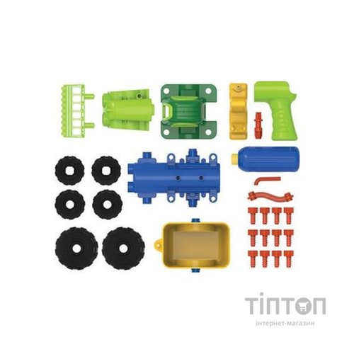 Конструктор EDU-Toys Трактор з інструментами (JS030)
