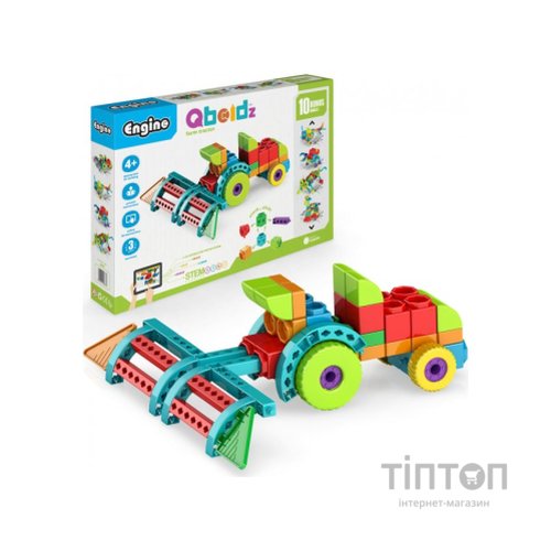 Конструктор Engino Qboidz Фермерський трактор з 10 бонусними (QB50)