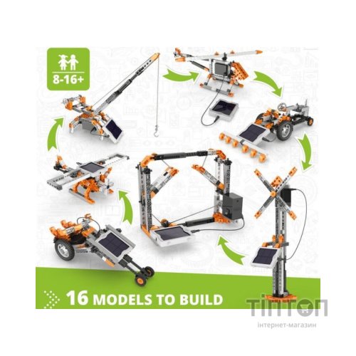Конструктор Engino Stem Перетворення сонячного світла на електрику (STEM30)
