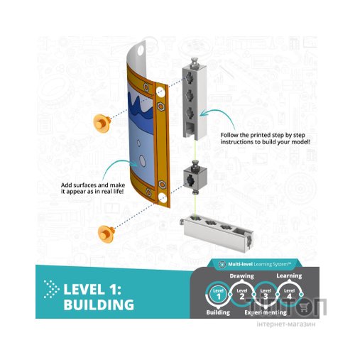 Конструктор Engino Stem Як працює гідравліка? (STL24)