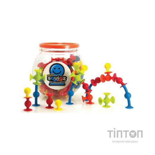Конструктор Fat Brain Toys на міні-присосках MiniSquigz 75 шт (F107ML)