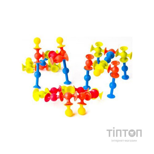 Конструктор Fat Brain Toys на міні-присосках MiniSquigz 75 шт (F107ML)