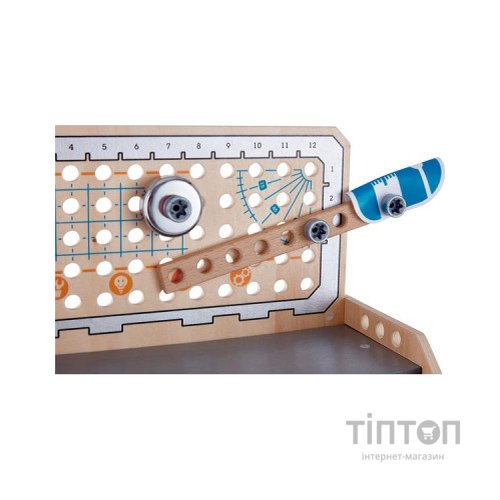 Конструктор Hape Junior Inventor Науковий верстак настільний 58 деталей (E3028)