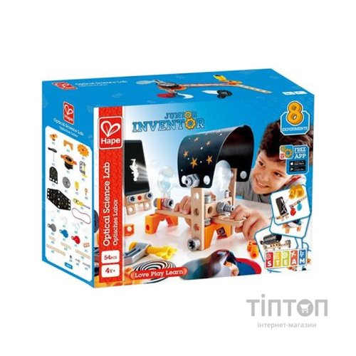Конструктор Hape Junior Inventor Оптична лабораторія 54 деталі (E3034)