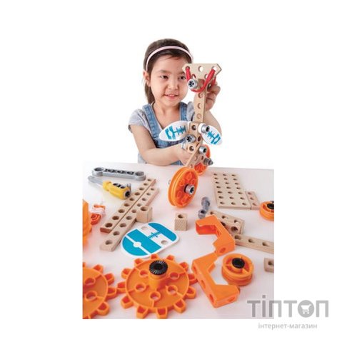 Конструктор Hape Junior Inventor з підсвіткою 57 деталей (E3032)
