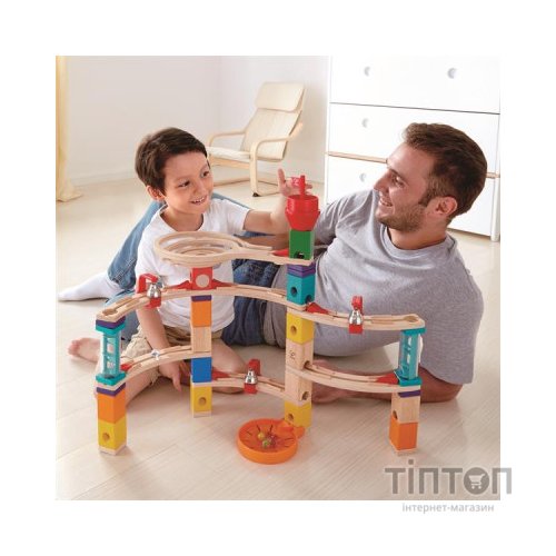 Конструктор Hape лабіринт Quadrilla Потік із замку 102 елемента (E6019)