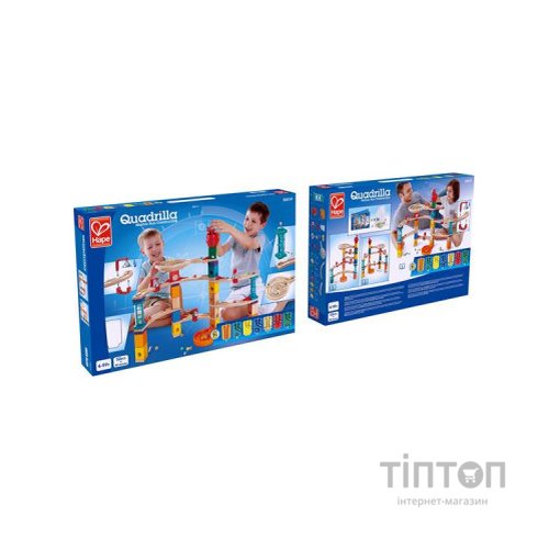 Конструктор Hape лабіринт Quadrilla Потік із замку 102 елемента (E6019)