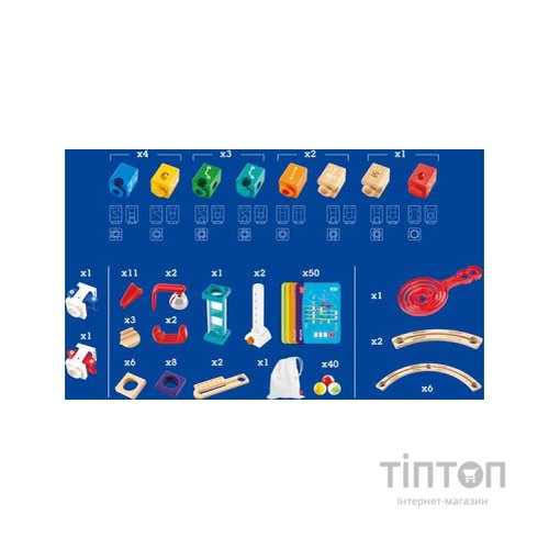 Конструктор Hape лабіринт Quadrilla Програмування 159 елементів (E6029)