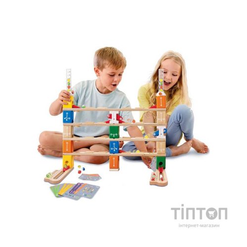 Конструктор Hape лабіринт Quadrilla Програмування основи 130 елементів (E6028)