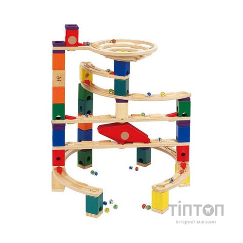 Конструктор Hape лабіринт Quadrilla Прискорення 136 елемента (E6007)
