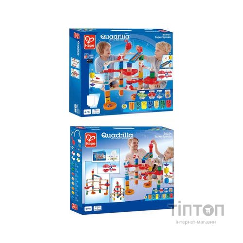 Конструктор Hape лабіринт Quadrilla Спіралі 129 елементів (E6024)