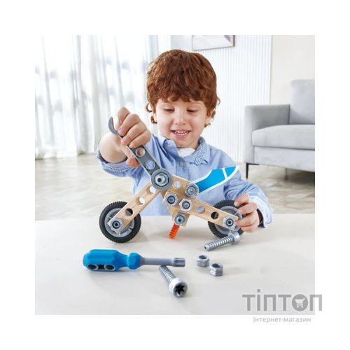 Конструктор Hape Мотоцикл 34 деталі (E3037)