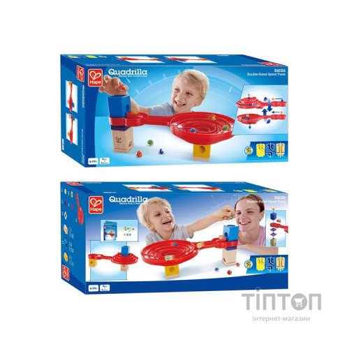 Конструктор Hape Набір для лабіринту конструктора Quadrilla Двостороння спіраль (E6026)