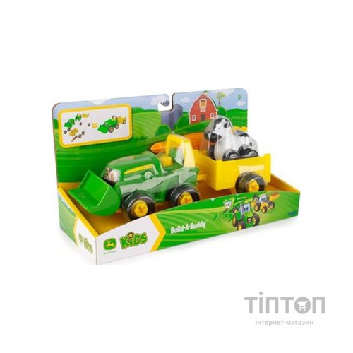 Конструктор John Deere Kids Трактор із ковшем і причепом (47209)