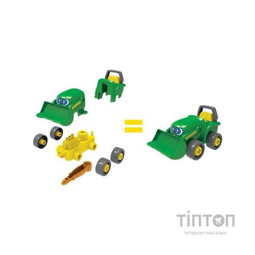 Конструктор John Deere Kids Трактор із ковшем і причепом (47209)