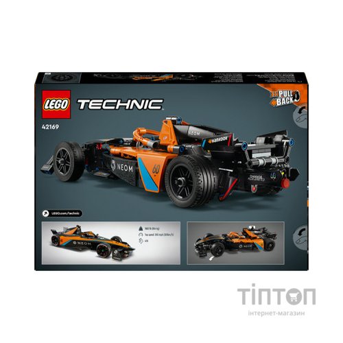 Конструктор LEGO Автомобіль для перегонів NEOM McLaren Formula E 452 деталі (42169)