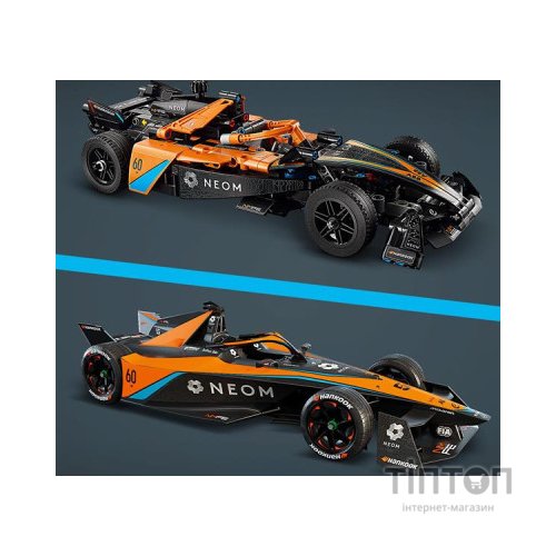 Конструктор LEGO Автомобіль для перегонів NEOM McLaren Formula E 452 деталі (42169)