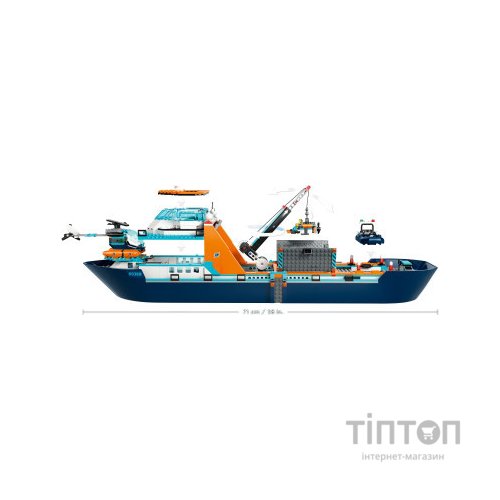 Конструктор LEGO City Арктичний дослідницький корабель 815 деталей (60368)